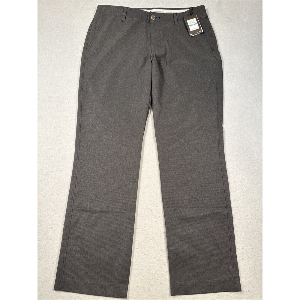 Under Armour Drive Golf Pants Mens 36/30 CHARCOAL Performance Elastic‎ Waist NWT